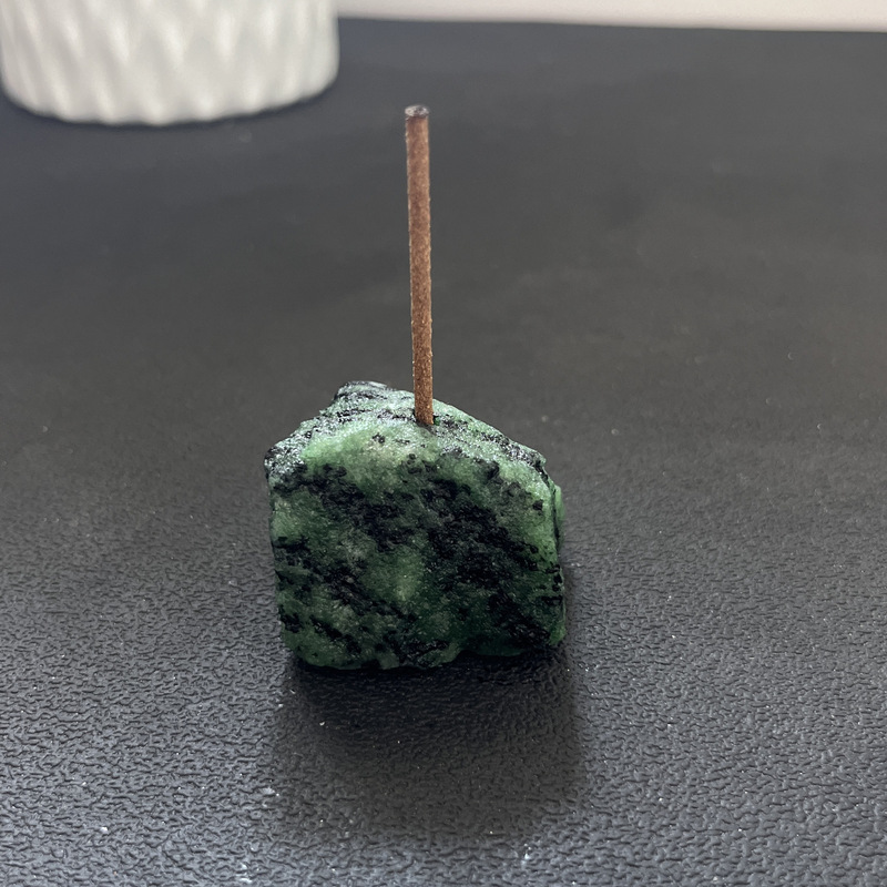天然水晶原石香插底座摆件家居装饰品小众供佛香架线香创意礼品|undefined