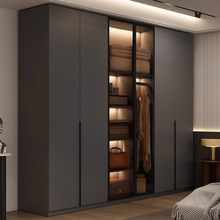 批发衣柜卧室家用小户型实木儿童收纳储物柜子出租房用简易组装大