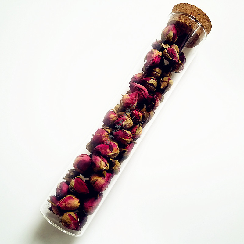 玻璃试管 35*200mm直口平底试管带木塞花茶海参管制瓶 厂家制定