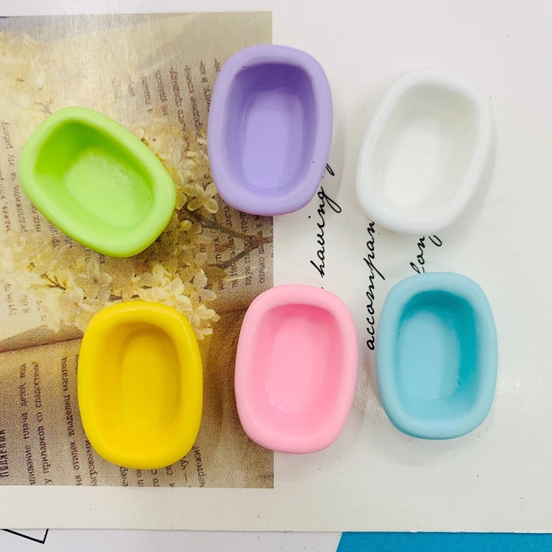 仿真小澡盆浴缸手工DIY饰品娃娃屋发卡手机壳奶油胶树脂配件金华