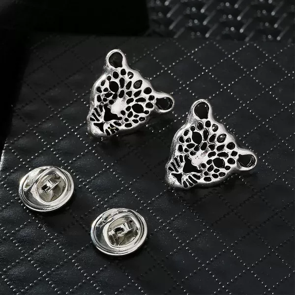 Ancient silver leopard