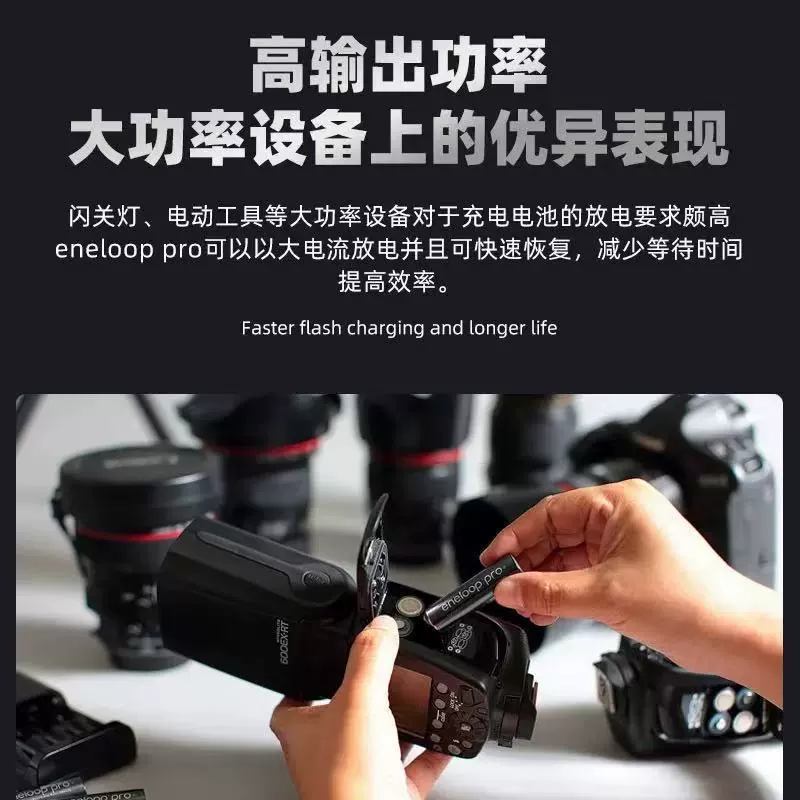 Батарея Panasonic Eneloop Ailepu PRO черная 7 950 мАч AAA перезаряжаемая