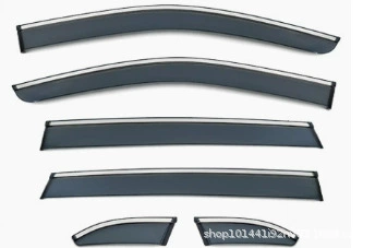 and Window Visor – Rain shield - nautilus-nautilusmk1-u540-2019-2022pcwith-3d-stainless-steel-bright-strip-rain-shield6pcs