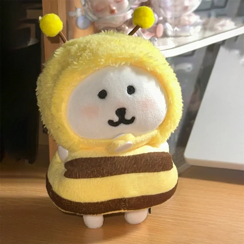 Плюшевая и милая шапка с капюшоном в виде пчелы - серия детской одежды и аксессуаров с самокритическим медведем - кукла 10~13 см