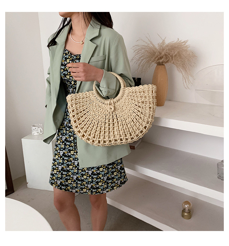 New Retro Straw Woven Bag display picture 30