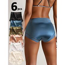 T 67312 Satin ice silk tummy control underwear �����˿�ո�