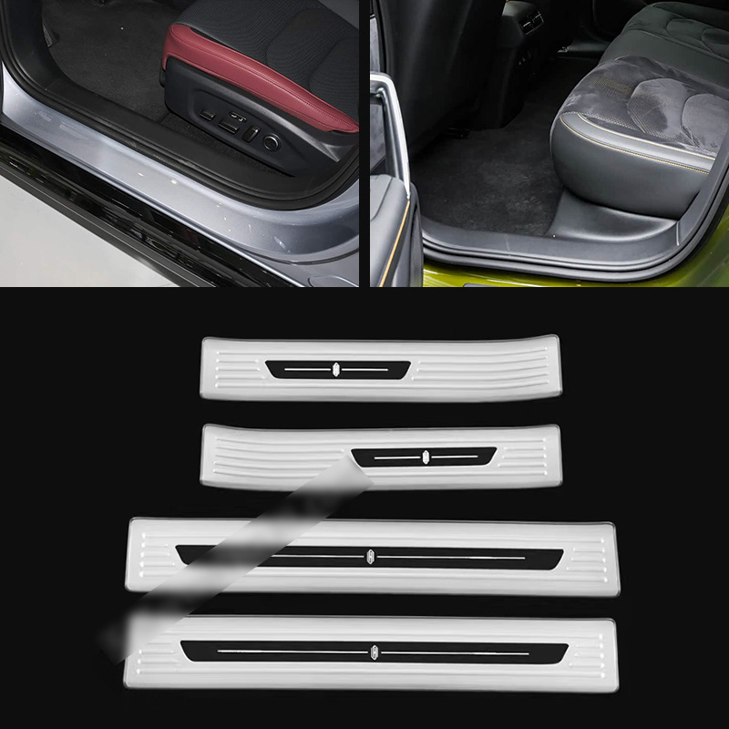 Suitable for 26 Models of Shangjie Z7 Stainless Steel Threshold Strips, Modified Welcome Pedals, Trunk Guard, Tailgate Protective Stickers