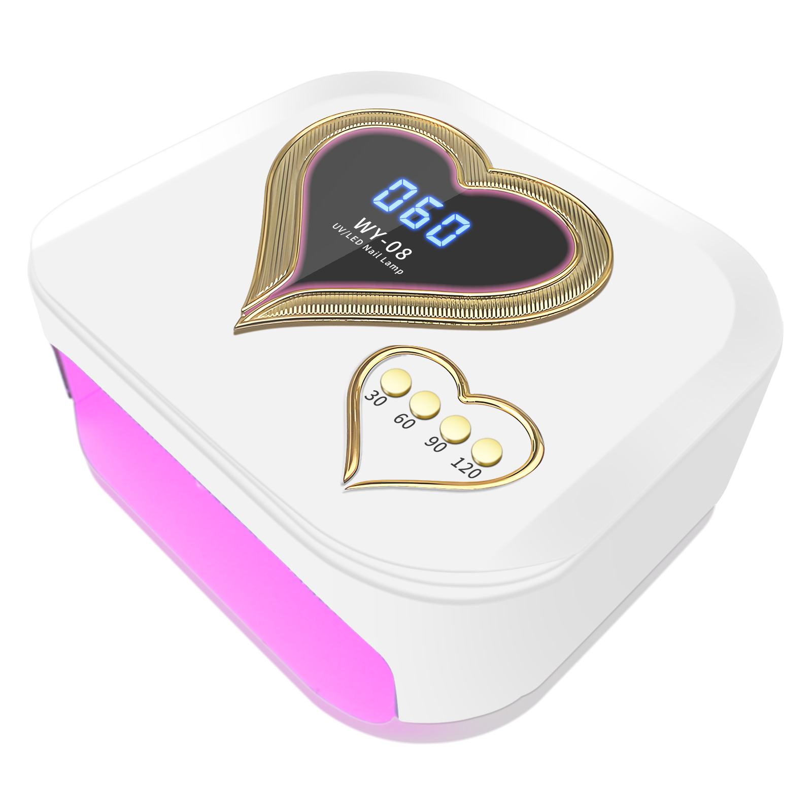 Lámpara de manicuras de almacenamiento inalámbrico transfronteriza, inducción inteligente, lámpara de horneado de almacenamiento de mano no negra, lámpara de fototerapia de uñas especial para manicuras