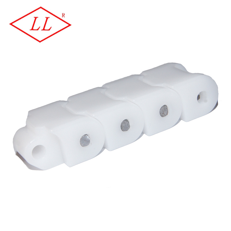 利来 40P-B白色塑料链条节距12.7 电子药品制造 低噪音轻型小链条
