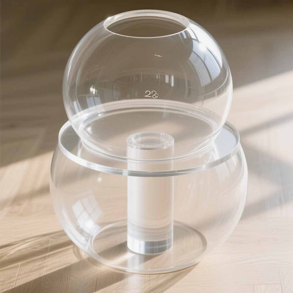 亚克力吸塑球异型工艺装饰品加工来样来图设计有机玻璃吹塑球厂家