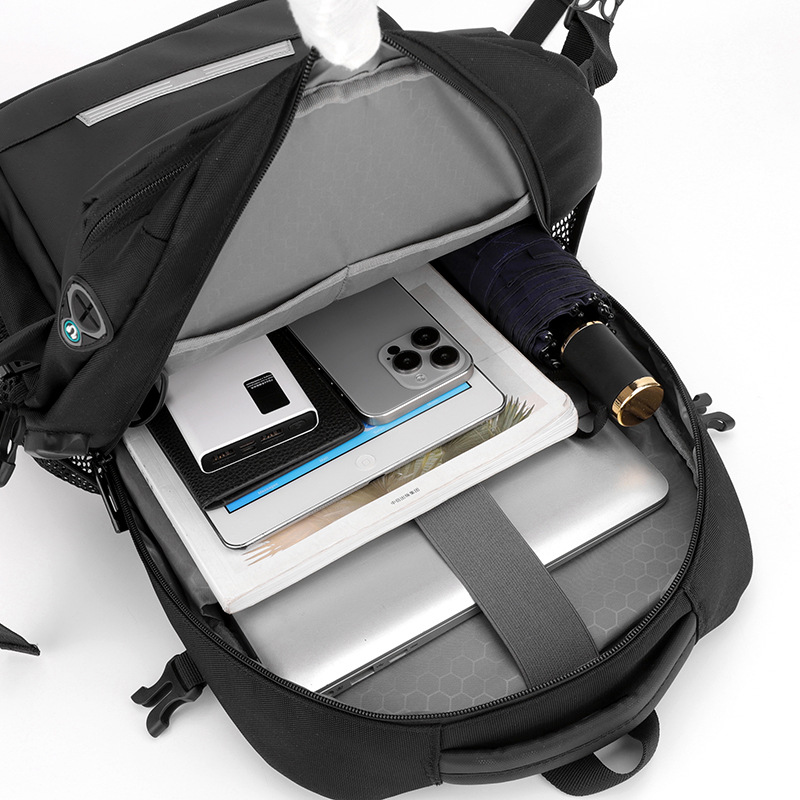 Mochila de hombre de negocios al por mayor transfronteriza de nuevo estilo, bolsa de computadora multifuncional de gran capacidad, mochila de viaje de almacenamiento al aire libre