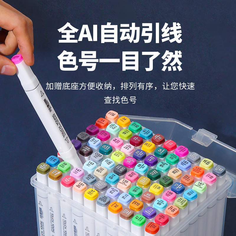 Marcador de bolígrafo para estudiantes dibujados a mano animación artística conjunto especial de herramientas de dibujo para niños clase de capacitación graffiti grueso pintura