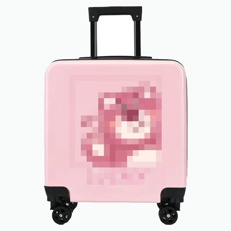 20 인치 사각형 핑크 곰