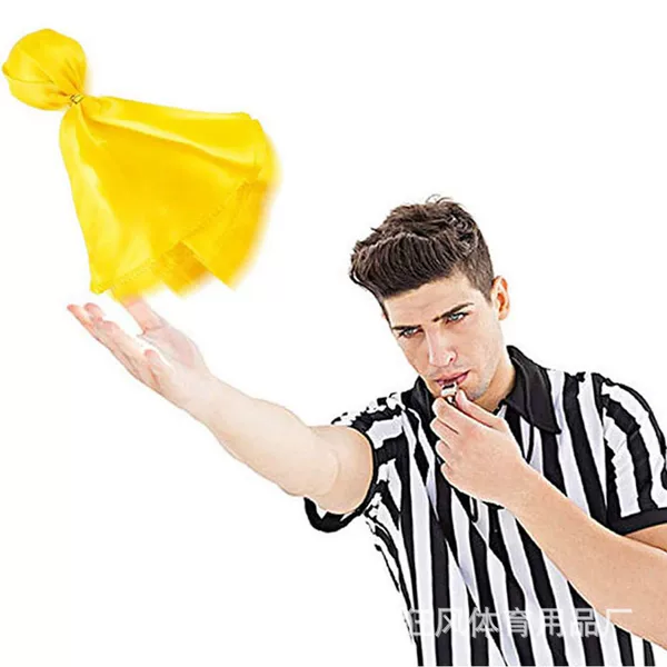 Wholesale Rugby Football Referee Penalty Flag Professional Competition Training Set Penalty Flag Amazon Cross-Border