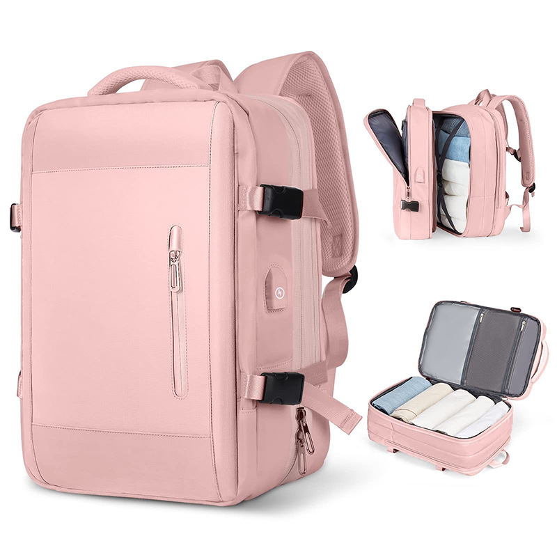 Los hombres transfronterizos expanden los paquetes de computadoras de negocios, los equipaje de viaje de negocios son multifuncionales y las mochilas de hombro de gran capacidad están en Stock.