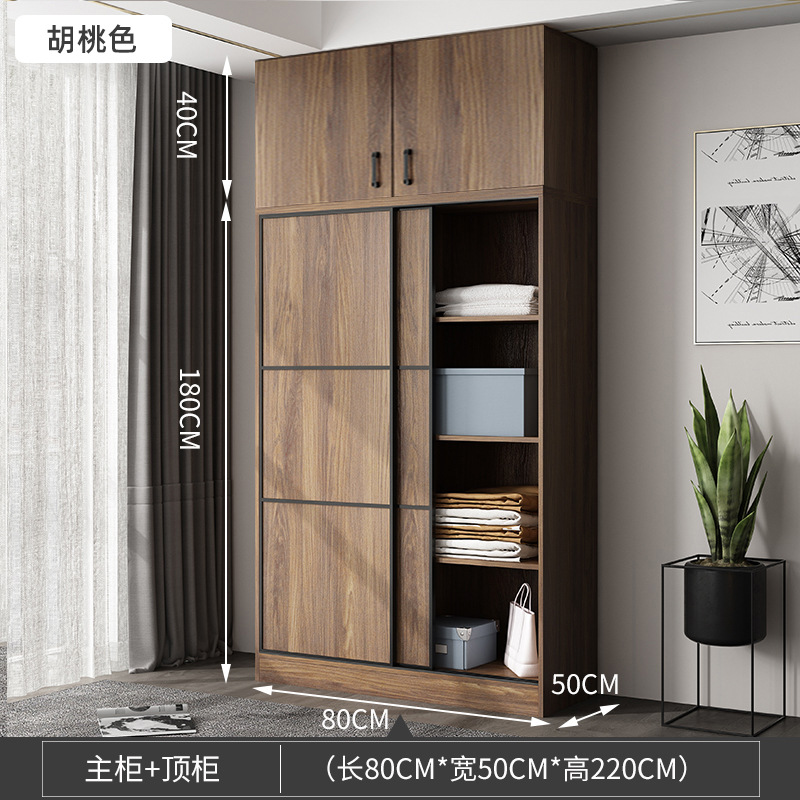 Nordic puerta corredera armario moderno minimalista pequeño apartamento armario dormitorio armario hogar económico placa armario image 13