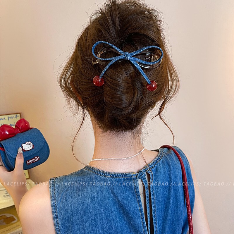 女性のための新鮮で甘い花ツイストヘアピン 2025 新しい人気の甘いヘアアクセサリー後頭部ヘアピンヘッドバンド|undefined