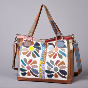 (Cross-border trading), capacious demi-season linen bag, one-shoulder bag