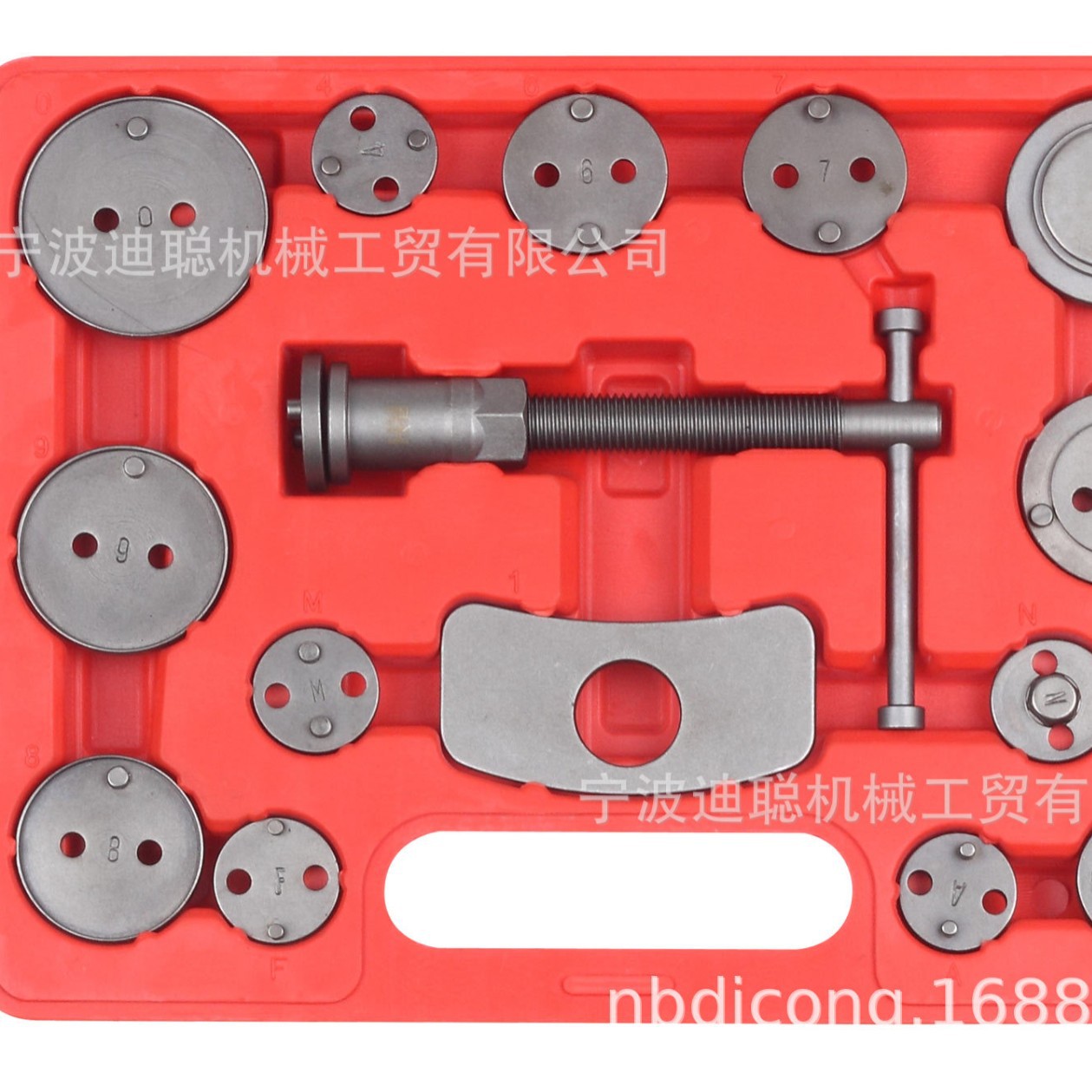 15件蝶式刹车片拆装调整专用刹车分泵组刹车片回位更换汽保工具