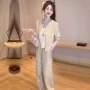 显瘦新款印花气质套装