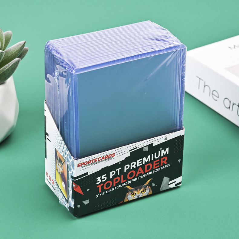 Transfronterizo 35pt duro titular de la tarjeta PVC transparente titular de la tarjeta de laminación B8 titular de la tarjeta pequeña tarjeta Goo titular de la tarjeta de juego aidou image 18