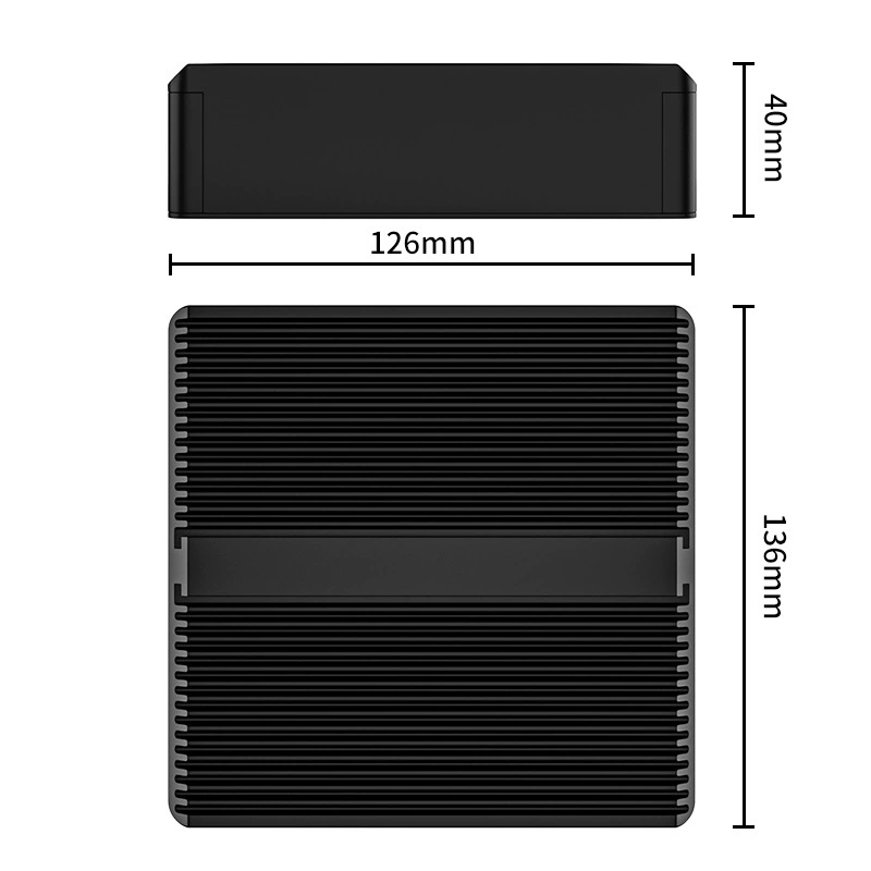 倍控 G30 quad network J6412 soft router N100 12th generation quad-core industrial control machine mini host embedded