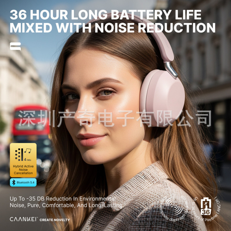 Head-Mounted Bluetooth Headphones, True Wireless, High-Quality Sound, Long Battery Life, Noise Reduction, Suitable for Sports, Compatible with Sony, Android, and Apple Head-Mounted Bluetooth Headphones, True Wireless, High-Quality Sound, Long Battery Life, Noise Reduction, Suitable for Sports, Compatible with Sony, Android, and Apple