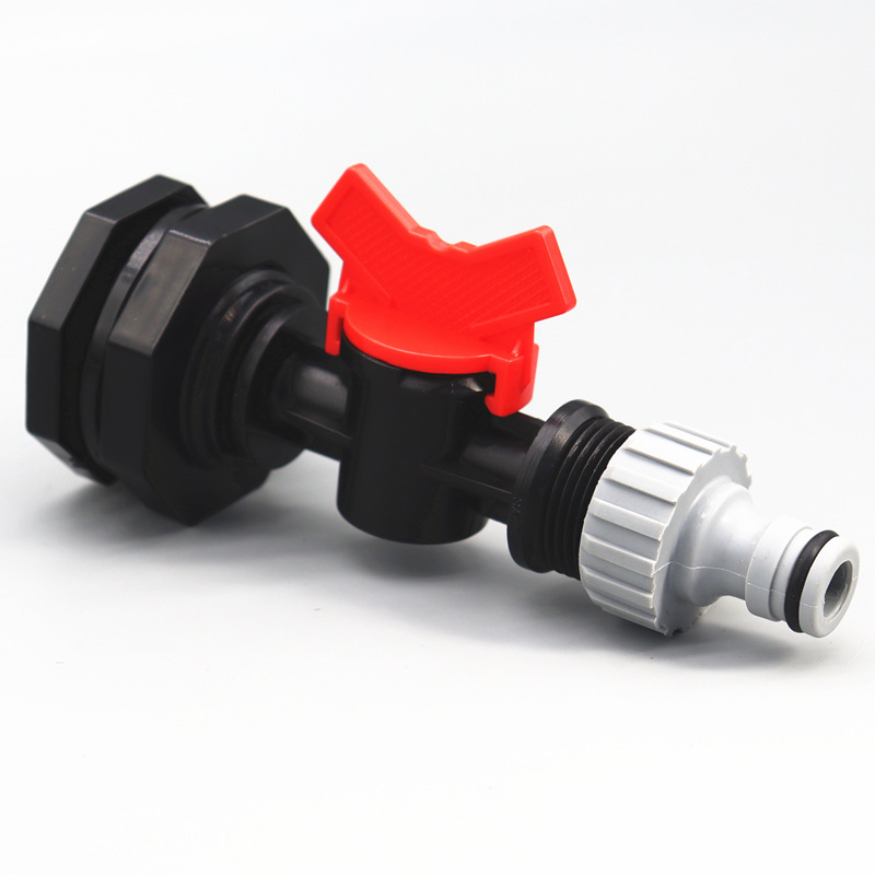 S60 * 6 rpm 3/4 pulgadas IBC tonelaje accesorios de conector de barril tonelaje conector de interruptor de barril tonelaje conector de manguera de jardín 62 conexión de filamento