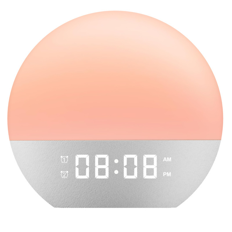 Nuevo dispositivo de sueño de ruido blanco Bluetooth audio analógico amanecer y puesta de sol con la luz de la atmósfera de despierta reloj de sueño
