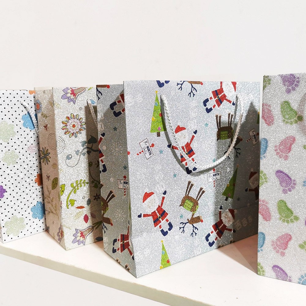 批发金葱纸纸袋袋定做化妆品包装纸袋子白卡纸广告礼品袋手拎纸袋