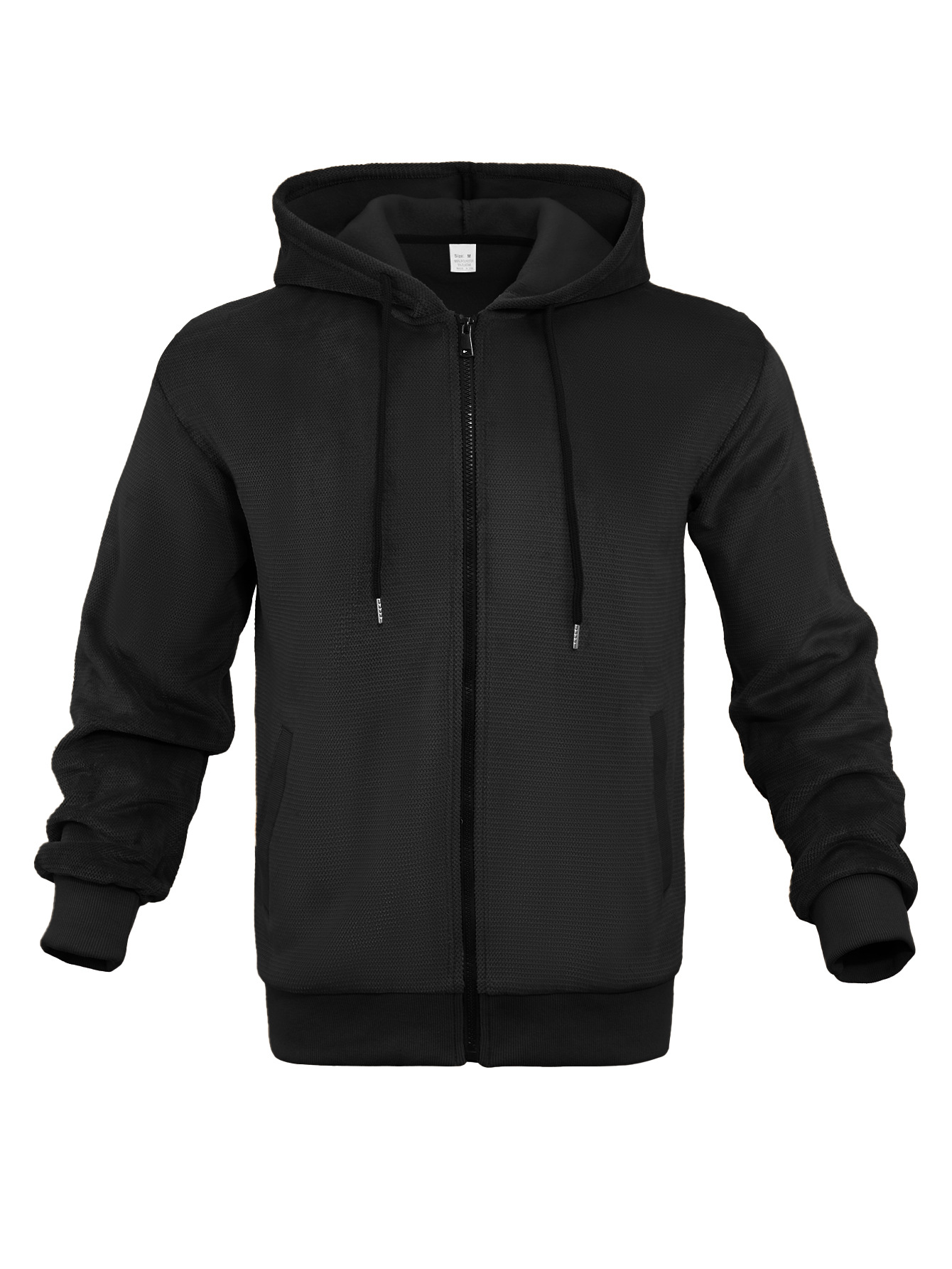 Transfronterizo TK hombre super suave compuesto de vello de moda casual cremallera cardigan Europa y América Amazon chaqueta con capuz suéter hombre