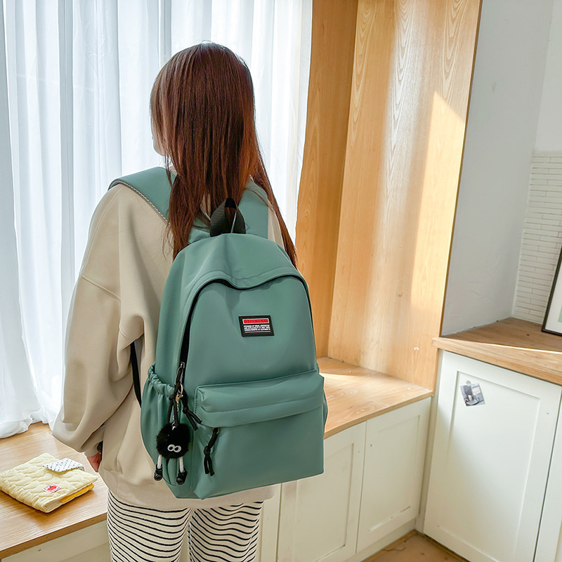 2025 新しいシンプルなカジュアルバックパックカップルスタイル日本イン軽量バックパック中学生スクールバッグ|undefined