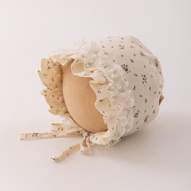 Sombreros para bebés coreanos primavera y otoño delgados sombreros de puerta de chimenea sombreros de corte para bebés pequeños meses de algodón sombreros