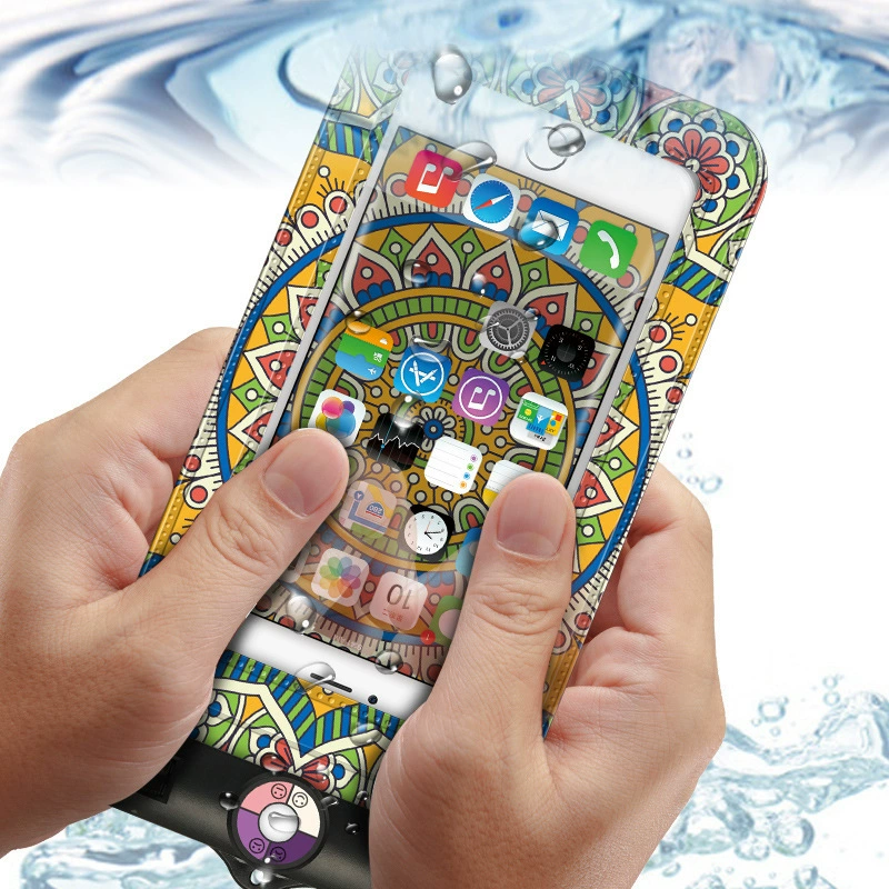 Солнцезащитный ультрафиолетовый сенсорный мобильный телефон водонепроницаемый мешок нарукавный ремень водонепроницаемый мобильный телефон 6 дюймов нижний CG840-B