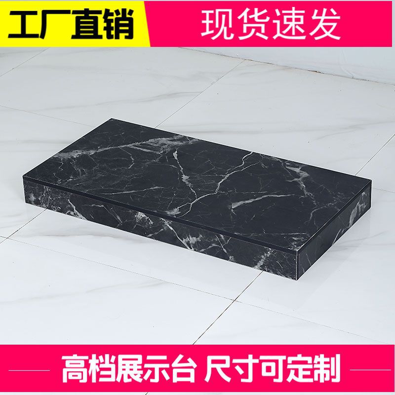 Expositor de pie rectangular para escaparate de tienda de ropa, plataforma para modelos, base con pedal para transmisión en vivo, venta al por mayor image 4
