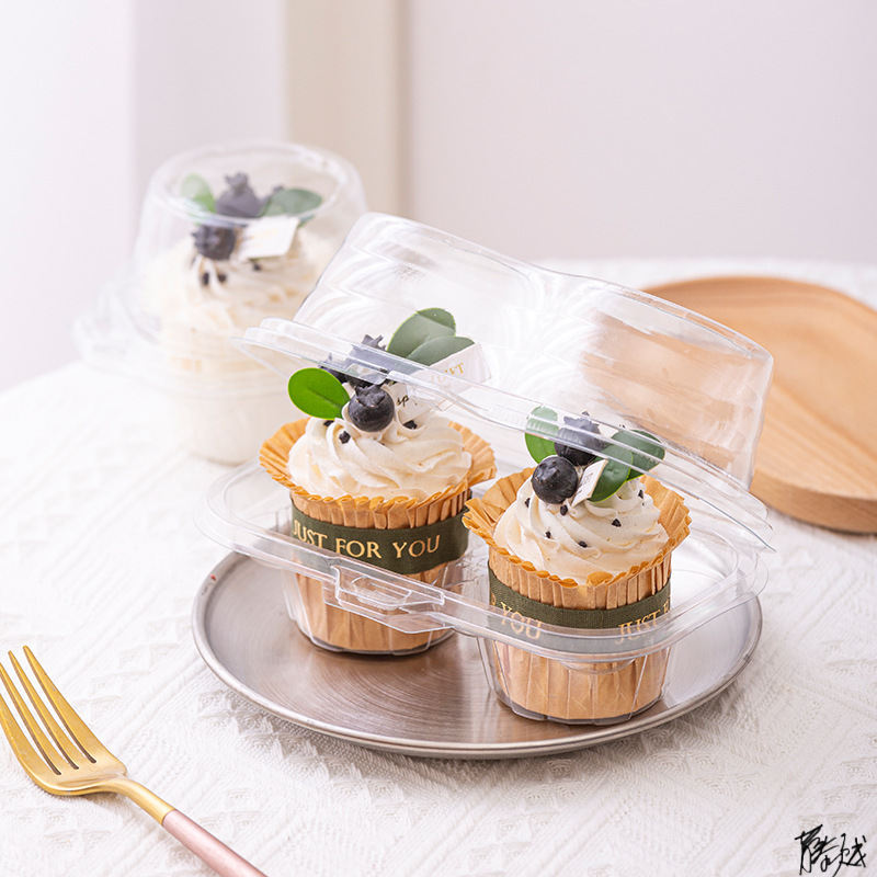 盘挞包装盒肉松铝箔点心塑料盒纸塑盒子储存打包不干胶一次性烘焙