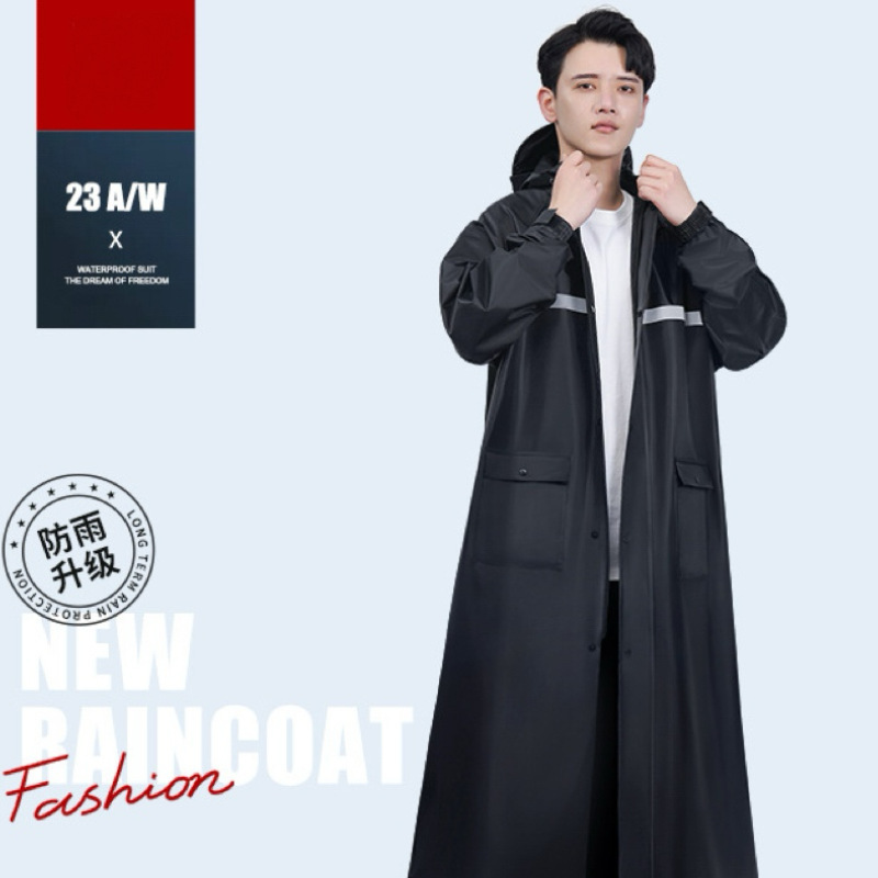 Long Cycling Raincoat, Full-Body Integrated Design, Suitable for Delivery, Hiking, Duty Duty, Electric Vehicles, Motorcycles, and Heavy Rain Protection Long Cycling Raincoat, Full-Body Integrated Design, Suitable for Delivery, Hiking, Duty Duty, Electric Vehicles, Motorcycles, and Heavy Rain Protection