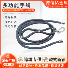 卸売携帯電話ストラップクロスボディ首輪手首調節可能な編組ストラップイン旅行登山女性ロングスタイル