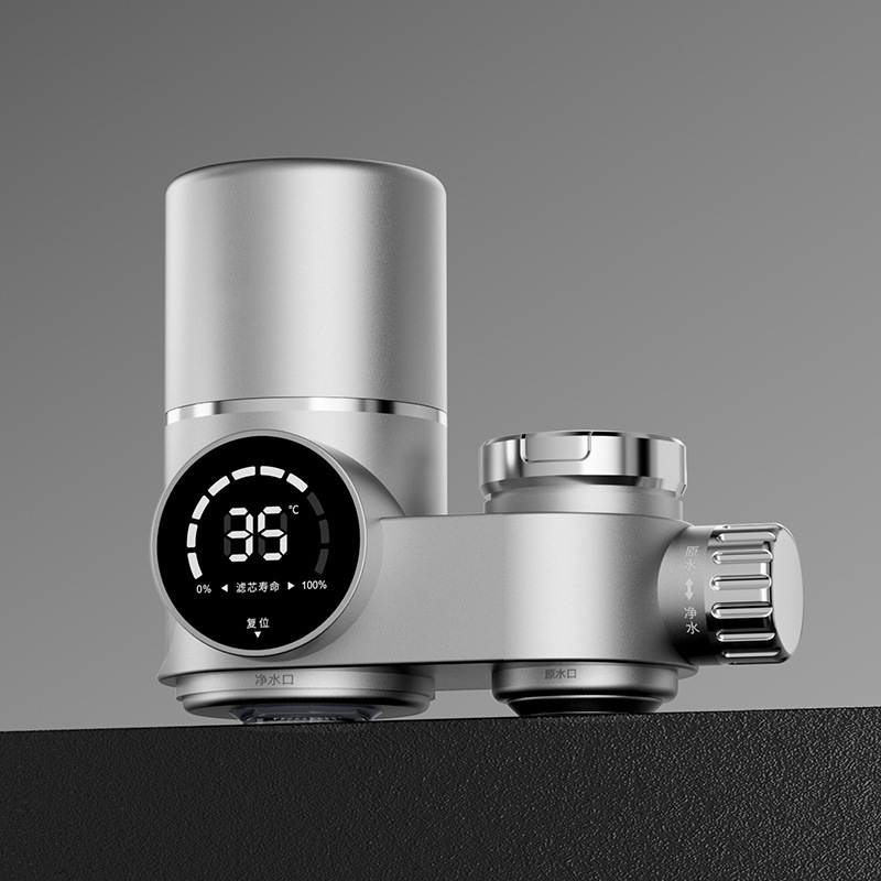 Comercio exterior pantalla digital purificador de agua de grifo cocina doméstica filtro de agua del grifo filtro de agua de ultrafiltración bebida directa