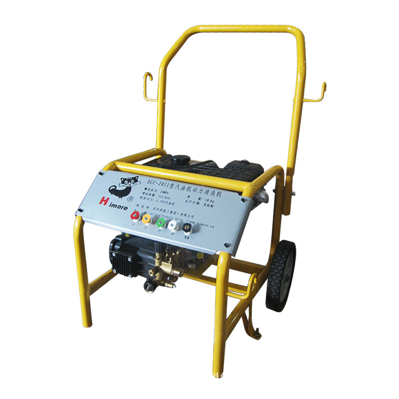 黑猫高压汽油清洗机商用洗车机室外ECC2516清洗机长枪快速清洗机