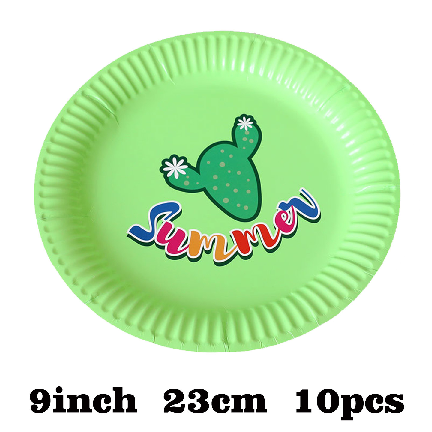 Plato de papel desechable de dibujos animados platos de cena de color platos de pastel de fiesta de cumpleaños platos de postre platos de actividad platos de fiesta