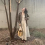 高领春季宽松复古夹克