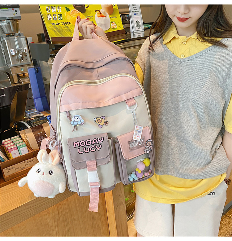 Summer Multi-layer Ultra-light High-capacity Students Backpack display picture 6