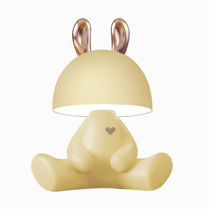 Lámpara de escritorio de protección de ojos LED recargable para regalo de cumpleaños para la novia para la novia para la novia para la luz de la noche (sin Bluetooth)