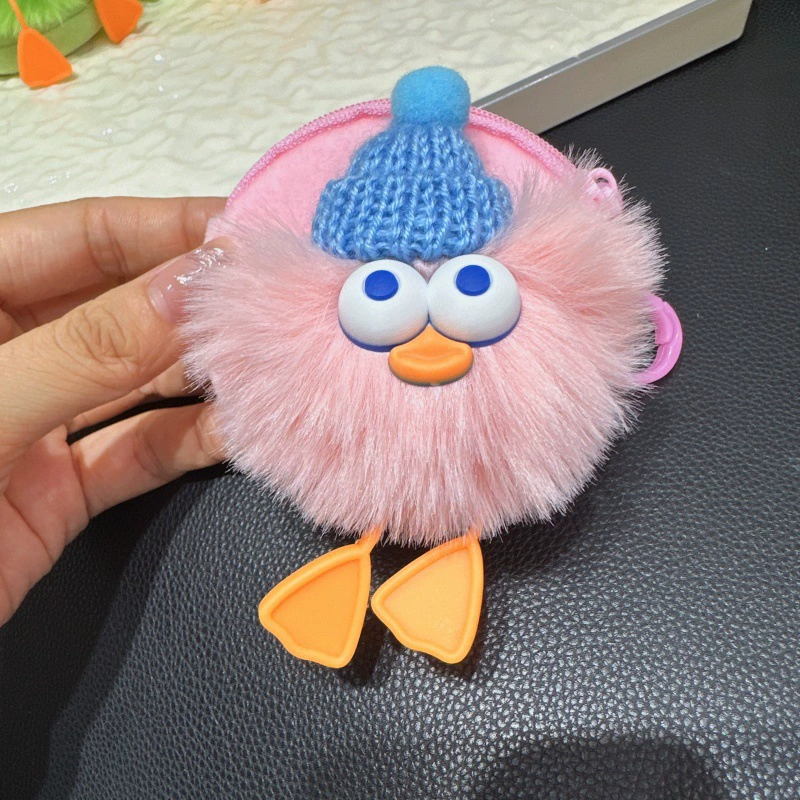 Милайший маленький кошелек, брелок, сумка для ключей, подвеска мультфильм, наушники, органайзер, украшение для сумки, плюш