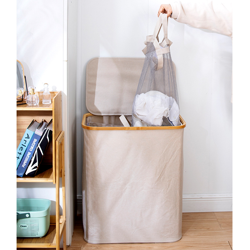 caja de almacenamiento doméstica simple armario cesto de almacenamiento caja de almacenamiento de ropa cesto de ropa sucia reciclaje interior barril cesto de ropa plegable