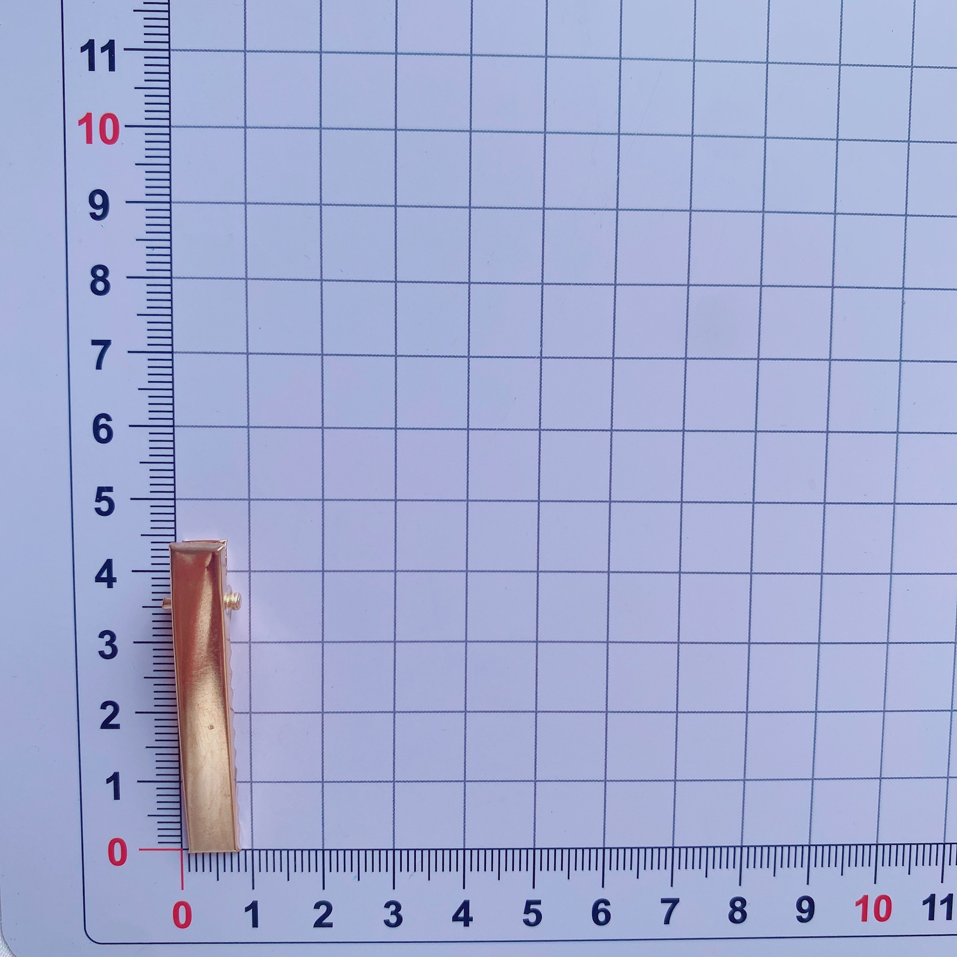4.5cm 금 (사각형 머리핀)