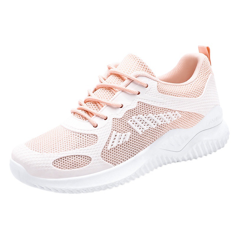 Zapatillas de deporte de las mujeres 2024 primavera nuevos zapatos para correr transpirables casuales de fondo suave directo de fábrica estilo coreano de moda Zapatos de una sola capa