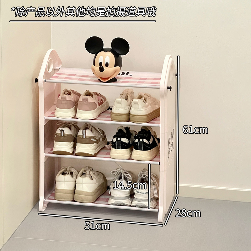 家庭用玄関用のシンプルな下駄箱、多層屋内省スペース靴ラック、寮賃貸住宅収納靴ラック|undefined