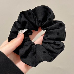 Dulce de alto nivel, anillo de cabello de intestino grueso, cordón de cabello de cola de caballo baja coreana, cordón de cabello grande, delicado, adornamiento de cabello de princesa de alto valor